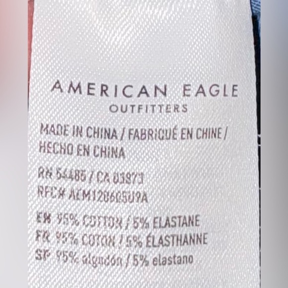 American Eagle Outfitters Open Back Blue Cropped Tank - Picture 6 of 7